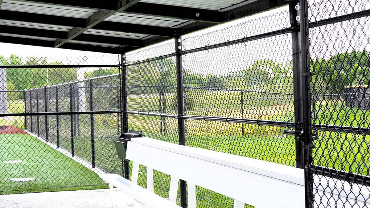 Chain link fence dugout contractor