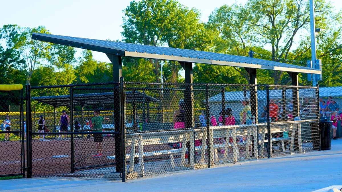 Dugout installed by Empire Netting
