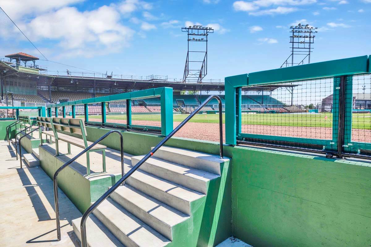 Custom padding and netting for sports arena